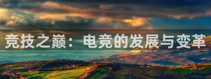雷火电竞赛事平台：竞技之巅：电竞的发展与变革