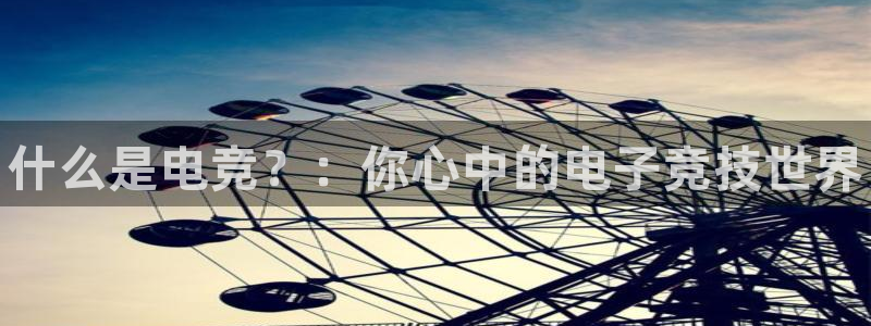 e8125雷火电竞：什么是电竞？：你心中的电子竞技世界